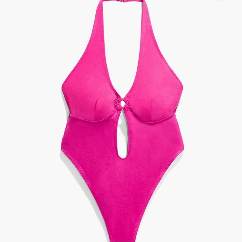 🆕 Savage X Fenty Vibrant Pink Bodysuit - XS